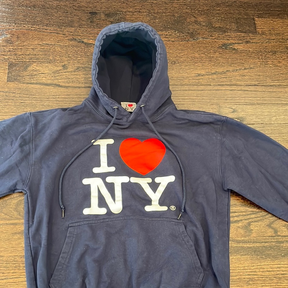 I❤️NY Navy Hoodie - S (9)